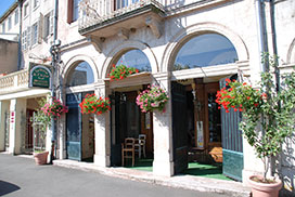 Vitrine de l'atelier à Tournus
